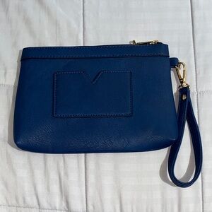 Elegant Blue Wristlet Clutch